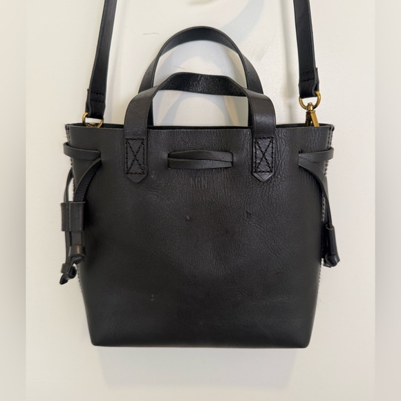 Madewell Handbags - Madewell Black Leather Small Crossbody Bag